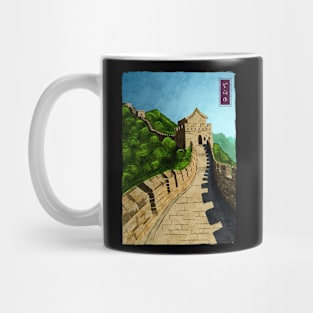 The Great Wall of China - Black Mug